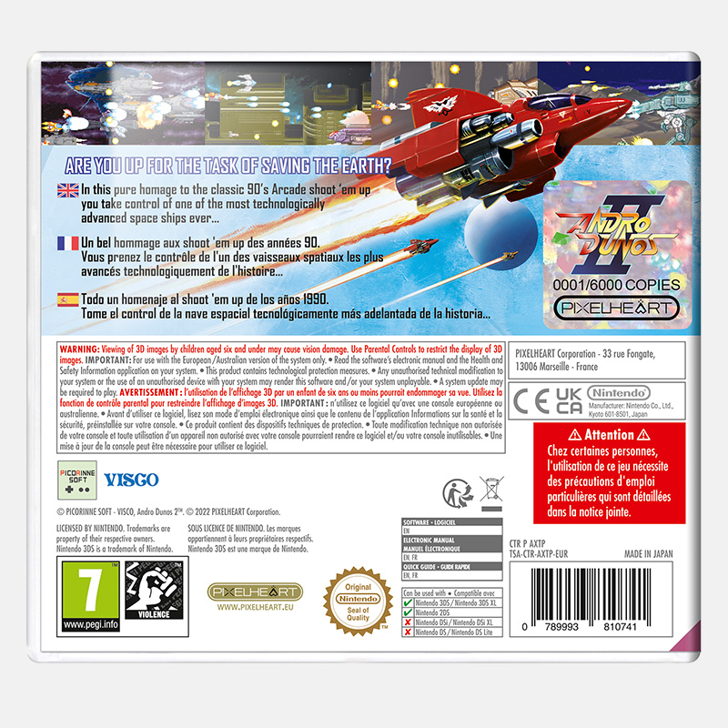 Andro Dunos 2 3DS [EUR] – PixelHeart