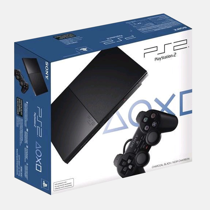 Sony PS2 Slim Charcoal Black [PAL] PixelHeart