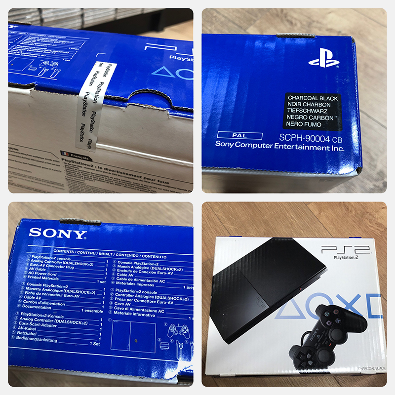 Boîte console PlayStation 2 Slim 90004 plus résistant à l'original.