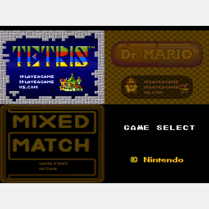 Tetris & Dr. Mario Game Only Super Nintendo SNES 2 games in