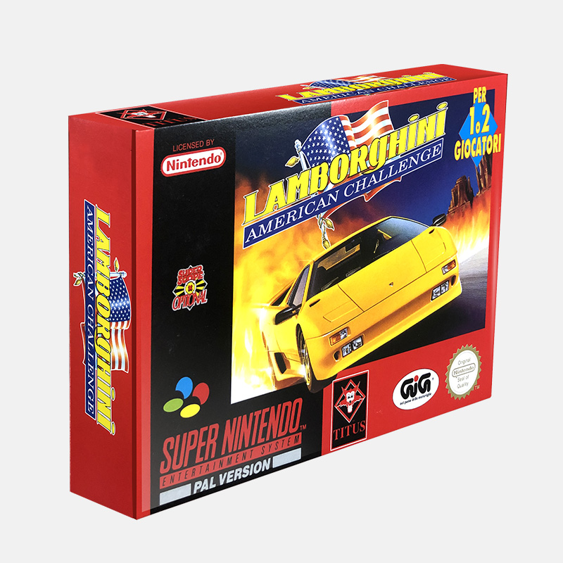 Lamborghini American Challenge SNES [PAL] - PixelHeart