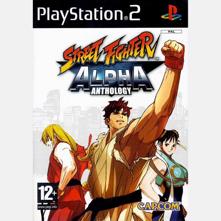 Street Fighter Alpha Anthology - PS2 PAL - Version Promo Presse - Bon état
