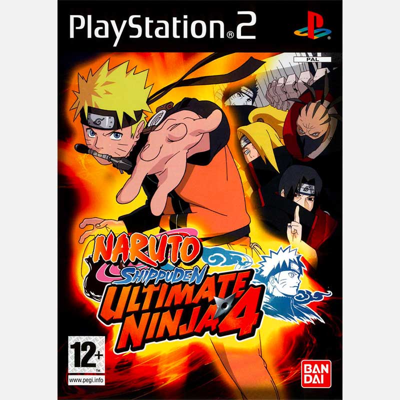 ps2 Naruto Shippuden Ultimate Ninja 5 Game Playstation PAL UK VERSION