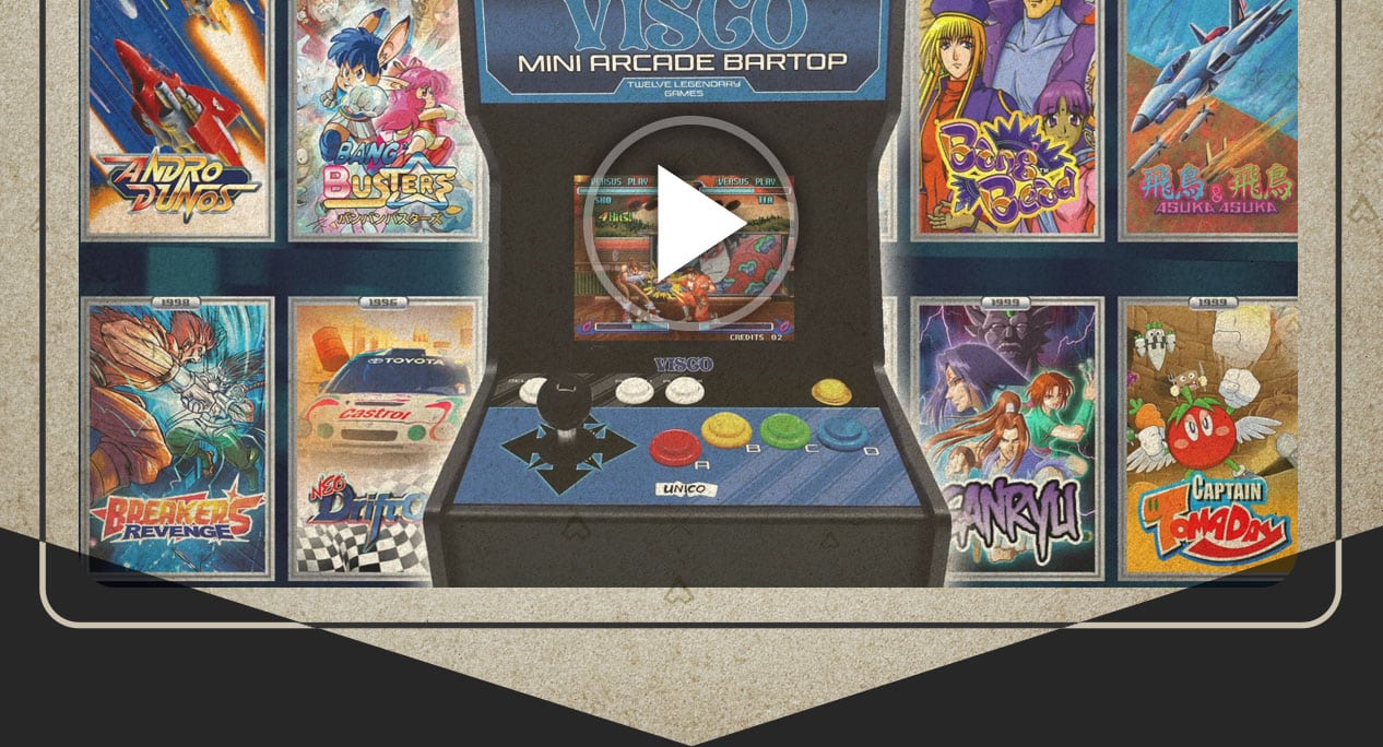 Console VISCO Mini Arcade Bartop