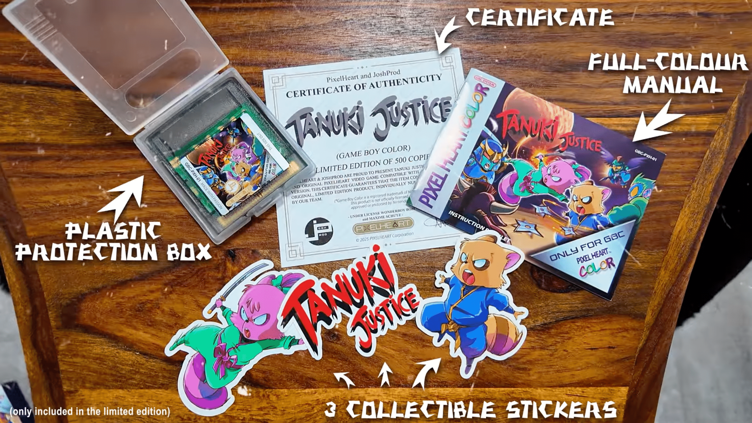 Jeu Physique - Tanuki Justice - PixelHeart