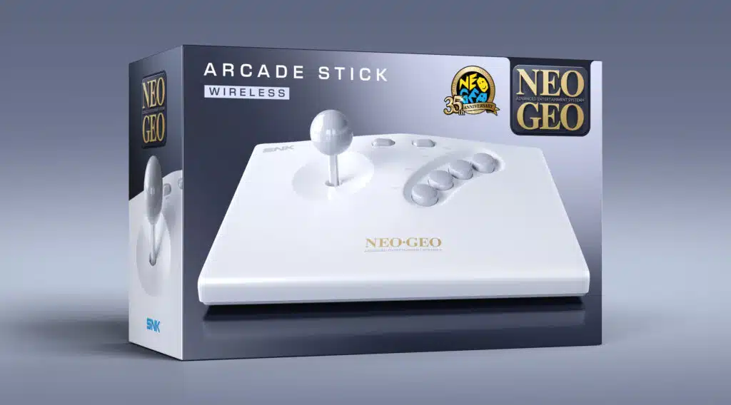 ARCADE STICK WHITE - NEOGEO AES+ - PixelHeart