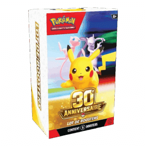 Pokemon Bundle 6 Boosters - 30 Years French Version