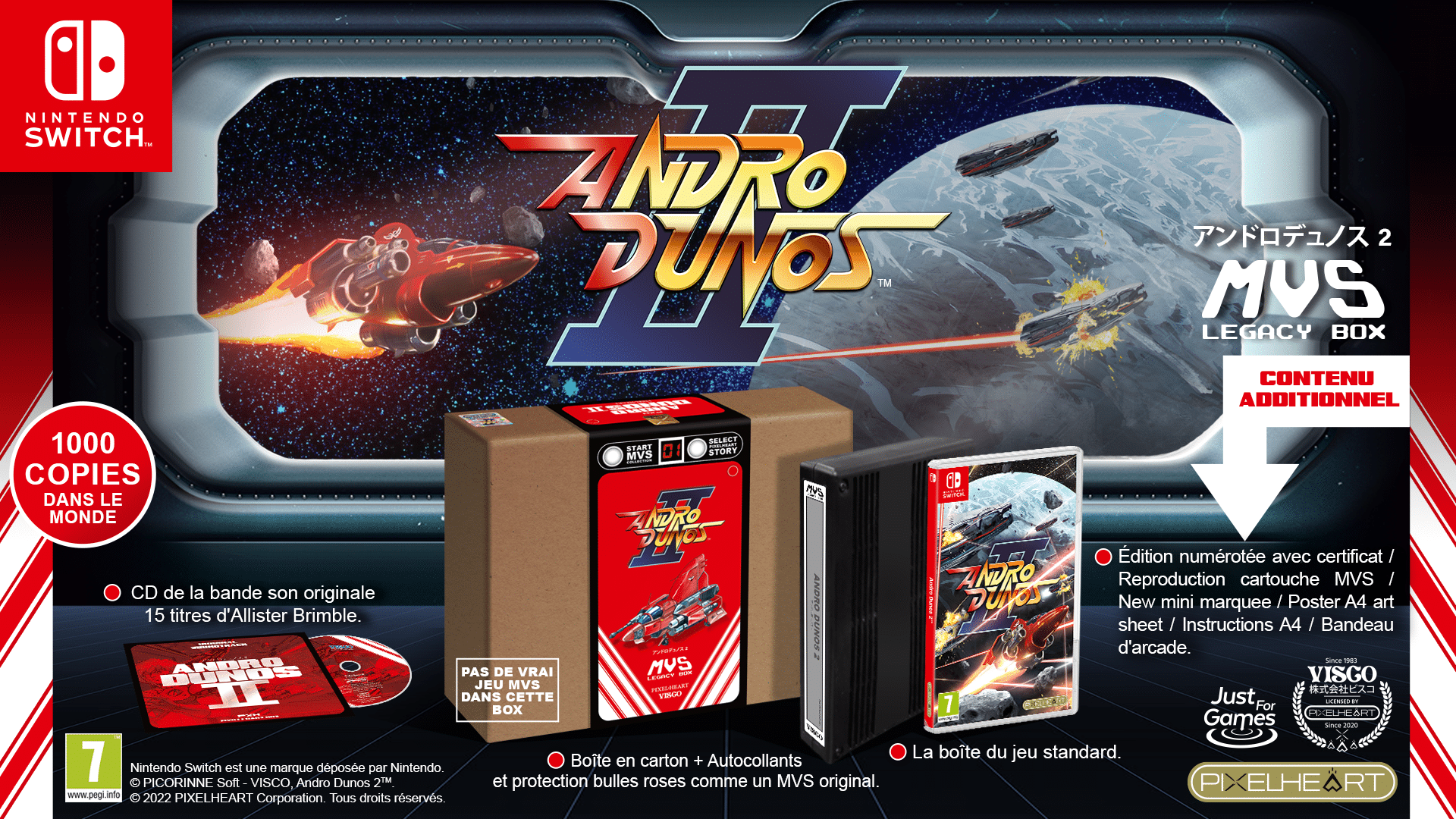 Andro Dunos 2 MVS Edition SWITCH [EUR] - PixelHeart