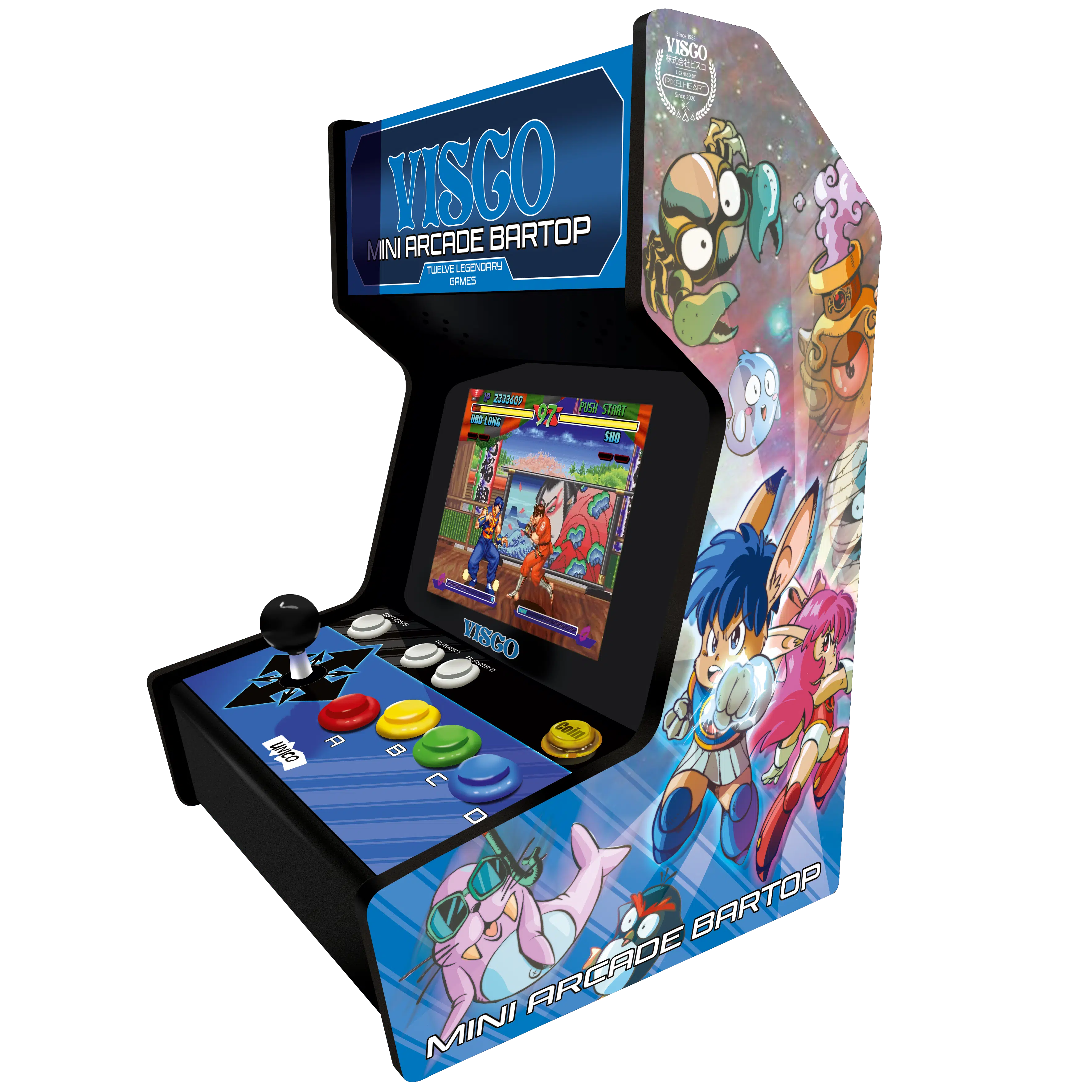 VISCO　MINI　ARCADE　BARTOP　ミニアーケード VISCO Mini Arcade Bartop - PixelHeart