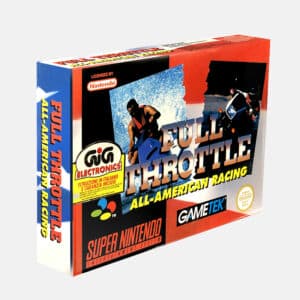 Full Throttle: All-American Racing SNES [PAL]